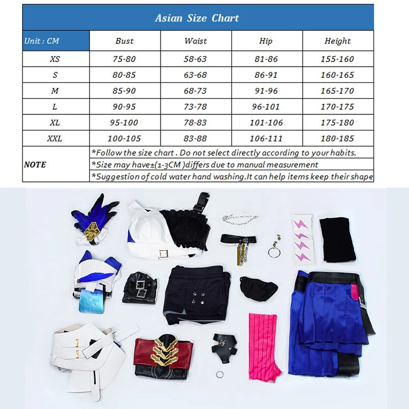 Honkai Star Rail Serval Landau Women's Sexy Cosplay Costume for Halloween & Role Play-Astricos