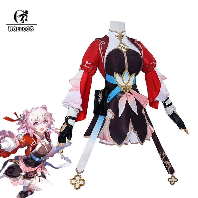 Honkai Star Rail March 7th Cosplay Costume - The New Sword Master Outfit for Women-Astricos
