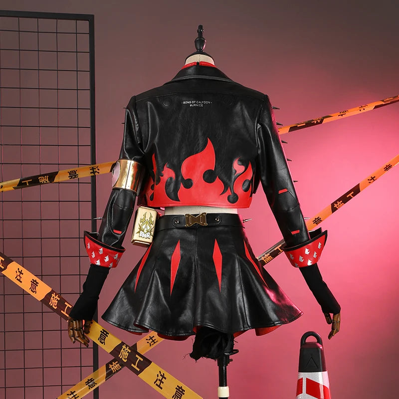 Zenless Zone Zero Burnice White Cosplay Costume - Sons of Calydon Punk Uniform for Halloween-Astricos