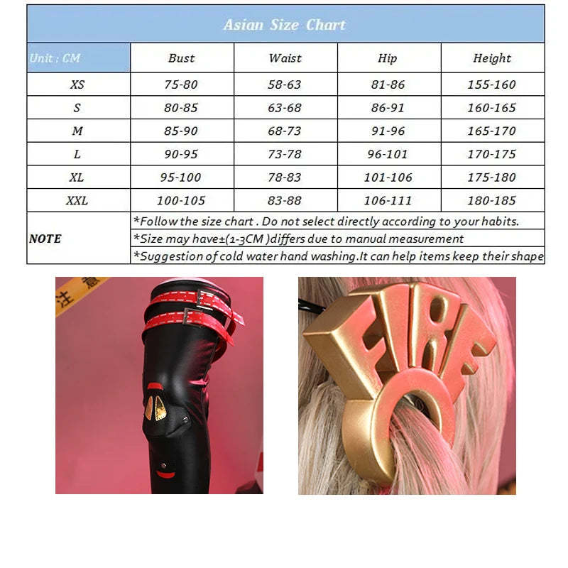 Zenless Zone Zero Burnice White Cosplay Costume - Sons of Calydon Punk Uniform for Halloween-Astricos