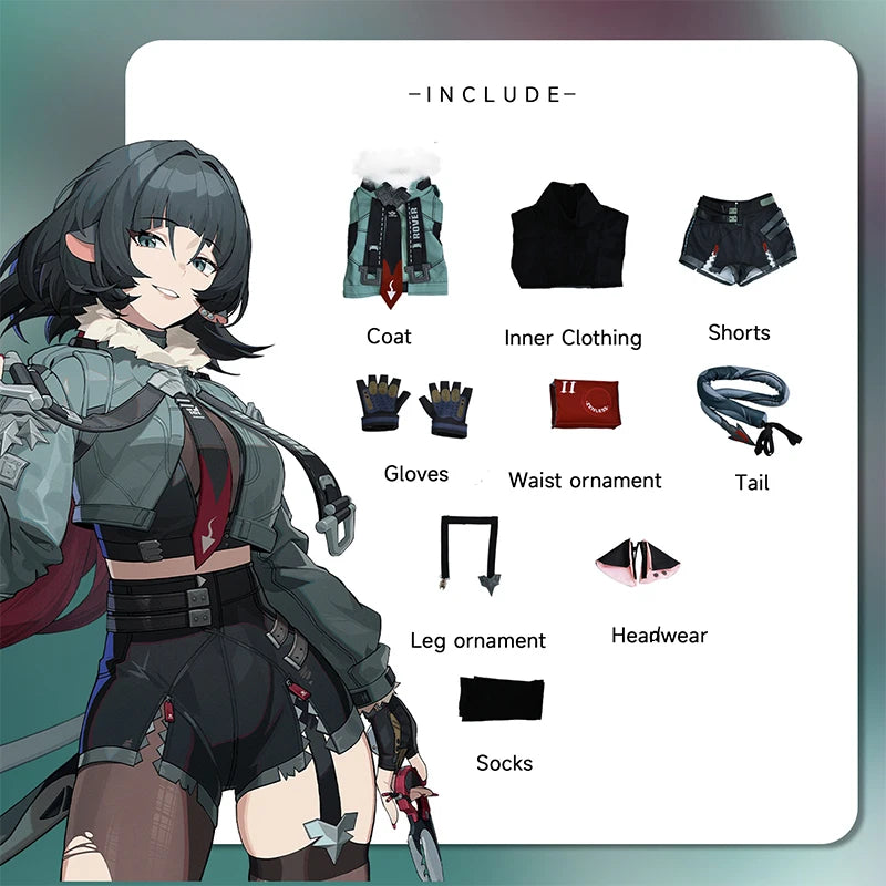 Zenless Zone Zero Jane Doe Cosplay Costume - Physical Anomaly Agent Uniform for Women-Astricos