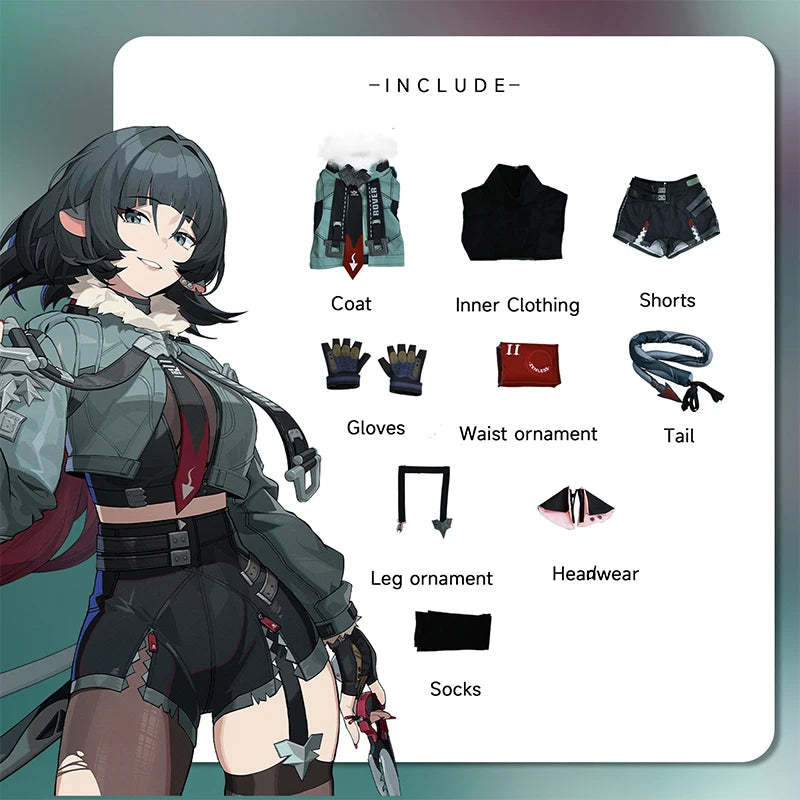 Zenless Zone Zero Jane Doe Cosplay Costume - Physical Anomaly Agent Uniform for Women-Astricos