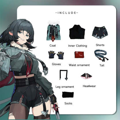 Zenless Zone Zero Jane Doe Cosplay Costume - Physical Anomaly Agent Uniform for Women-Astricos