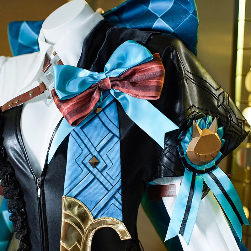 Lynette Cosplay Costume - Genshin Impact Twins Magician Uniform for Halloween & Women Cosplay-Astricos