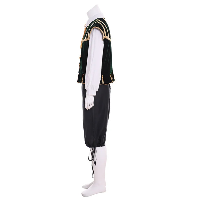 Renaissance Tudor Noble Court Doublet Costume | Medieval Jerkin Vest & Viking Outfit | Astricos-Astricos