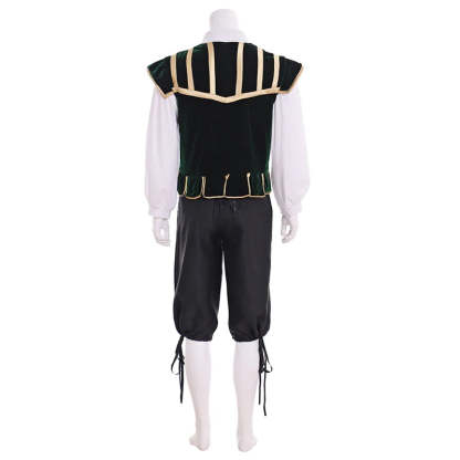 Renaissance Tudor Noble Court Doublet Costume | Medieval Jerkin Vest & Viking Outfit | Astricos-Astricos