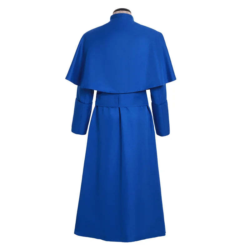 Men’s Roman Cassock Priest Costume - Authentic Catholic Religious Robe for Medieval Cosplay-Astricos