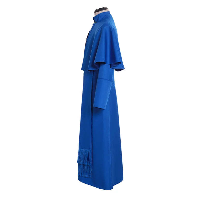 Men’s Roman Cassock Priest Costume - Authentic Catholic Religious Robe for Medieval Cosplay-Astricos