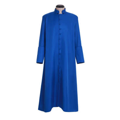 Men’s Roman Cassock Priest Costume - Authentic Catholic Religious Robe for Medieval Cosplay-Astricos