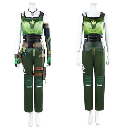Valorant Skye Cosplay Costume - Women's Battle Suit with Accessories for Halloween & Carnival | Astricos-Astricos