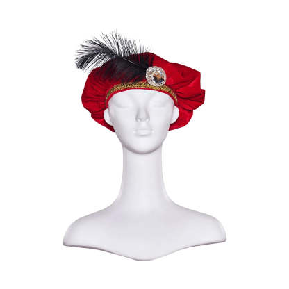 Priscilla Victorian Tudor Nobleman Cosplay Costume with Hat | Custom-Made Halloween Outfit-Astricos