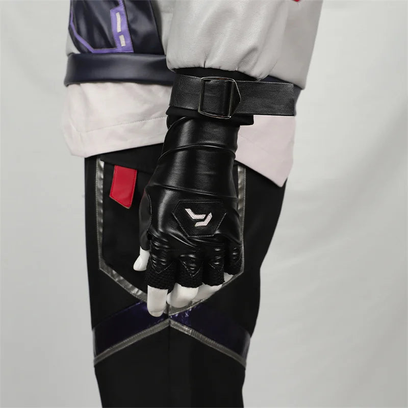 Valorant ISO Cosplay Costume - Hooded Sweatshirt, Pants, Top & Accessories for Halloween & Carnival-Astricos