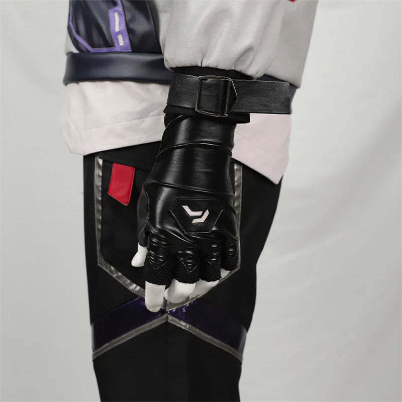 Valorant ISO Cosplay Costume - Hooded Sweatshirt, Pants, Top & Accessories for Halloween & Carnival-Astricos