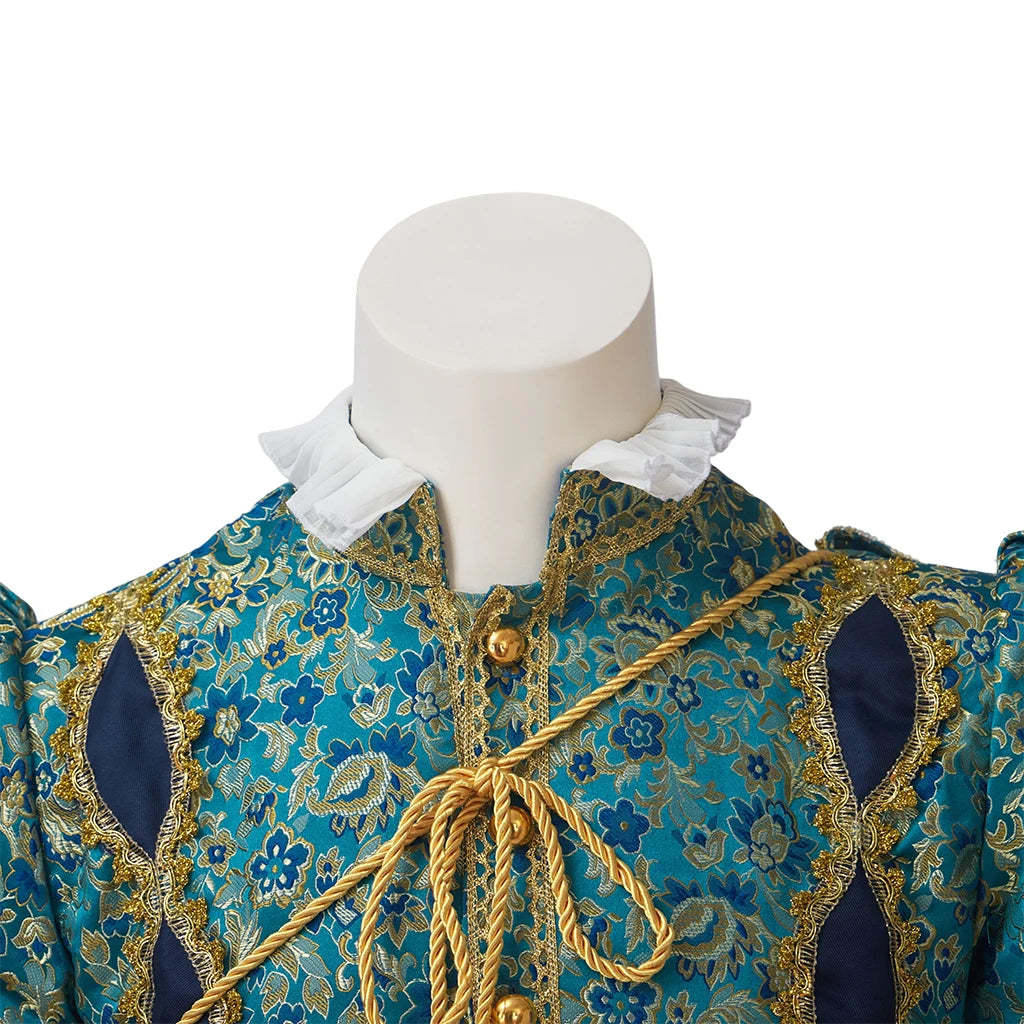 Tudor King & Nobleman Cosplay Costume - Medieval Renaissance Prince Outfit with Cloak | Astricos-Astricos