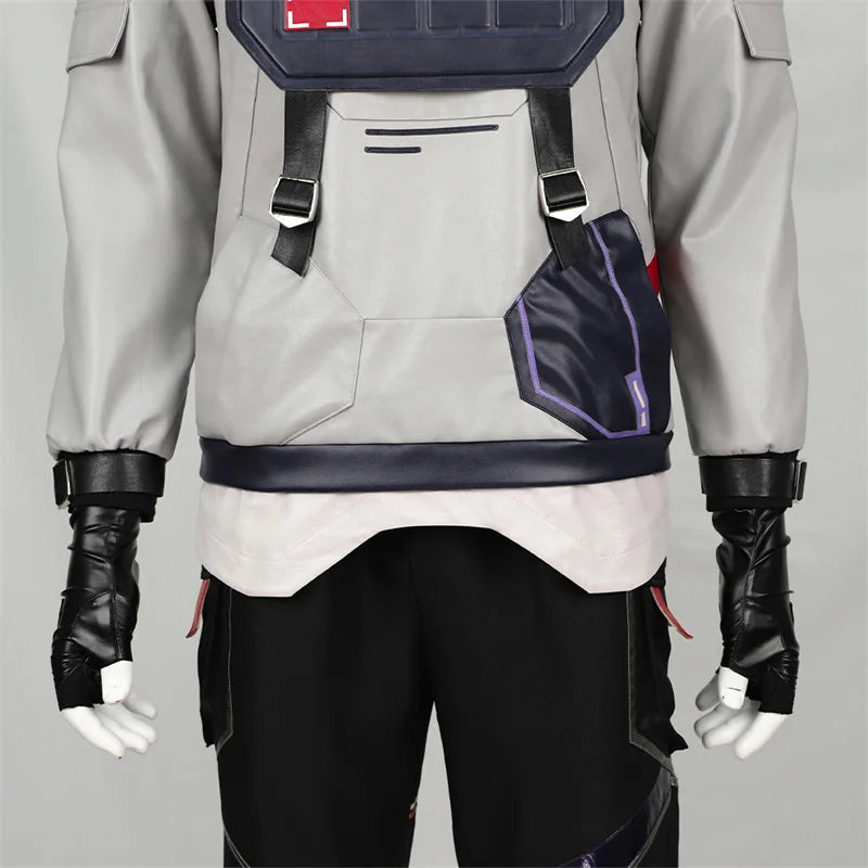 Valorant ISO Cosplay Costume - Hooded Sweatshirt, Pants, Top & Accessories for Halloween & Carnival-Astricos
