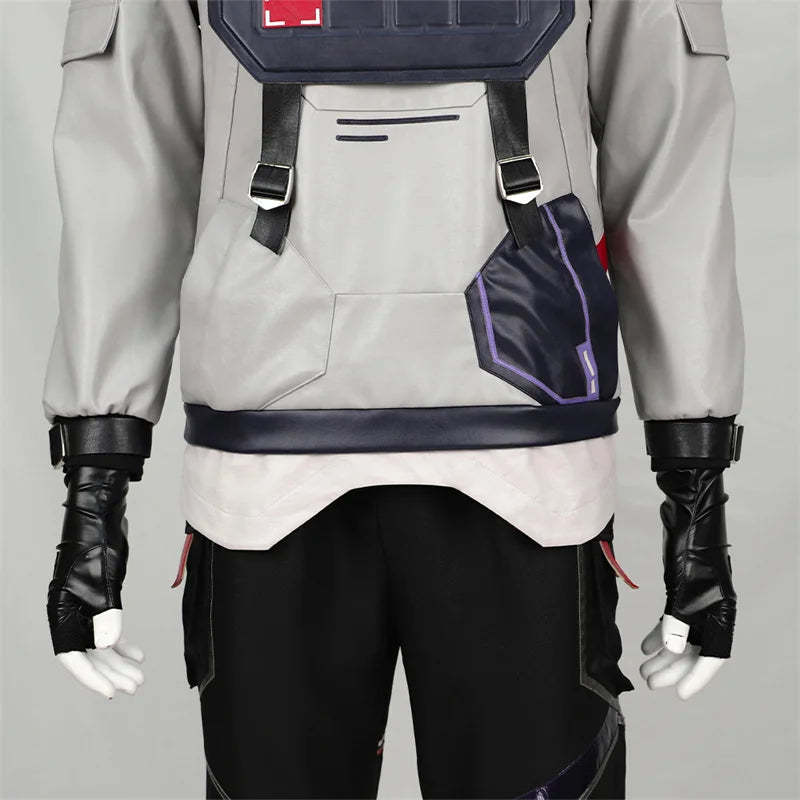 Valorant ISO Cosplay Costume - Hooded Sweatshirt, Pants, Top & Accessories for Halloween & Carnival-Astricos