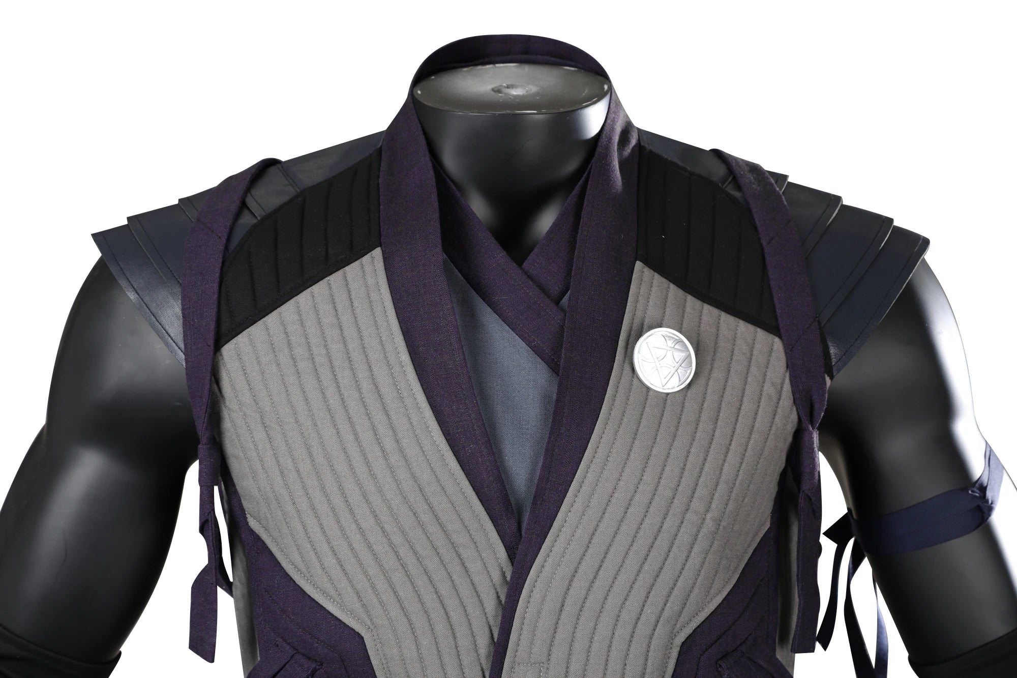 Mortal Kombat 1 Smoke Cosplay Costume - Full Fighting Suit Set for Halloween & Parties-Astricos