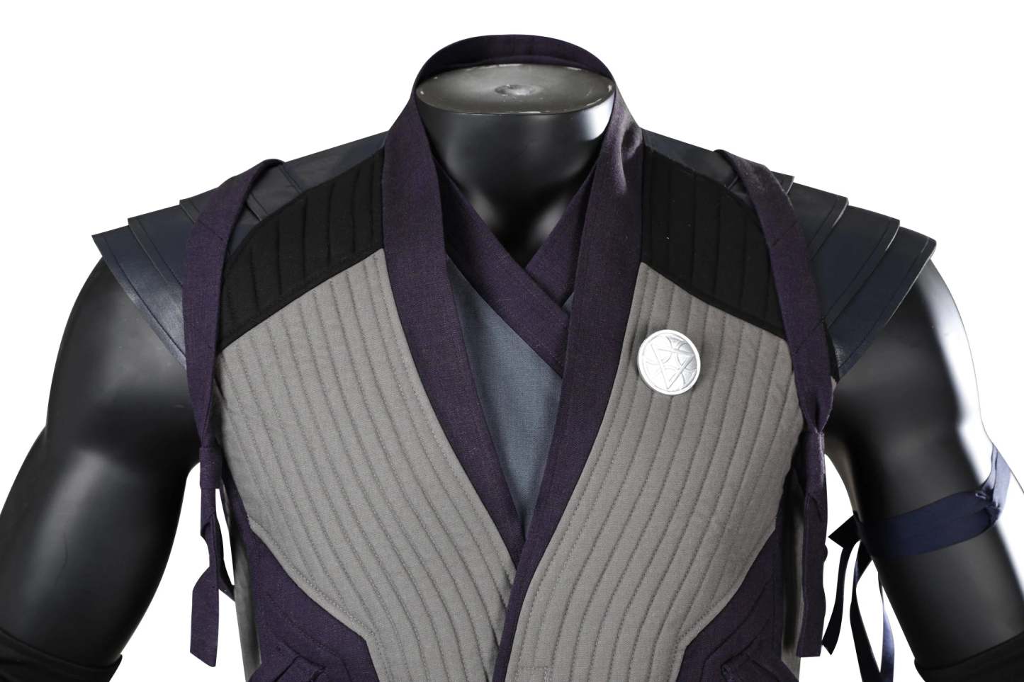 Mortal Kombat 1 Smoke Cosplay Costume - Full Fighting Suit Set for Halloween & Parties-Astricos