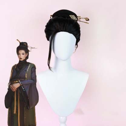 Black Myth Wukong Cosplay - Spider Goblin Iron Fan Princess Pingping Costume & Wig-Astricos