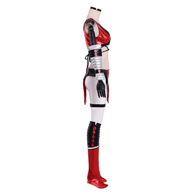 Mortal Kombat Skarlet Sexy Cosplay Costume - Women's Battle Suit for Halloween & Parties-Astricos