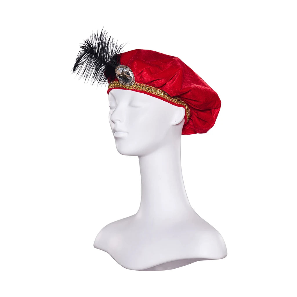 Priscilla Victorian Tudor Nobleman Cosplay Costume with Hat | Custom-Made Halloween Outfit-Astricos