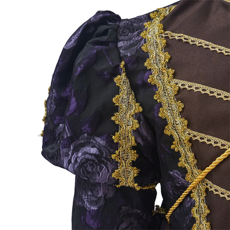 Tudor King & Nobleman Cosplay Costume - Medieval Renaissance Prince Outfit with Cloak | Astricos-Astricos