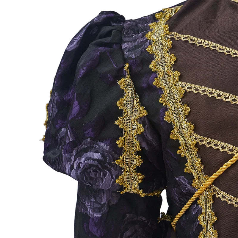 Tudor King & Nobleman Cosplay Costume - Medieval Renaissance Prince Outfit with Cloak | Astricos-Astricos