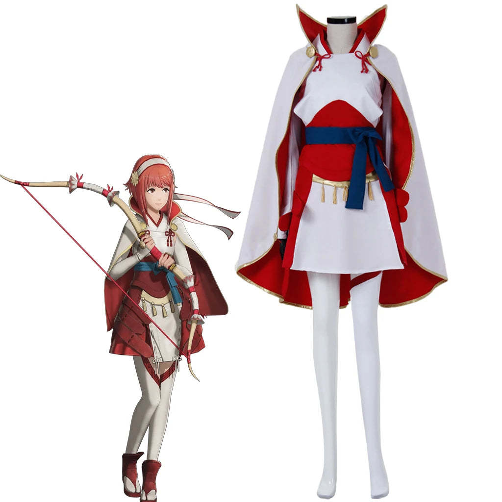 Sakura Fire Emblem Cosplay Costume for Women - Full Set with Cloak | Astricos-Astricos