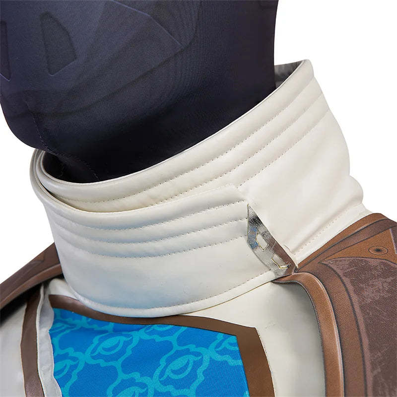 Valorant Cypher Full Cosplay Costume Set - Hat, Coat, Pants & Accessories for Halloween & Parties-Astricos