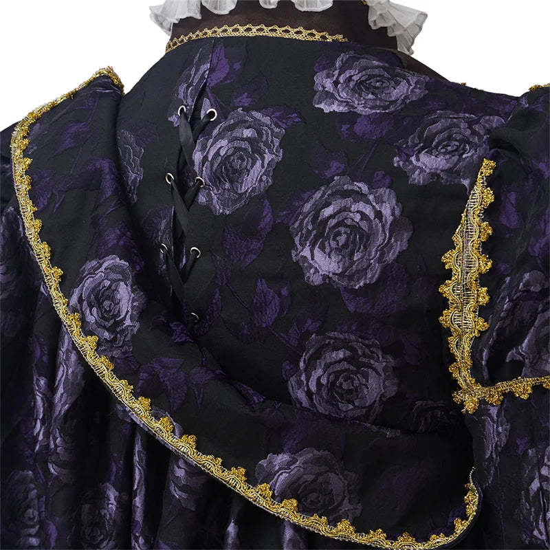 Tudor King & Nobleman Cosplay Costume - Medieval Renaissance Prince Outfit with Cloak | Astricos-Astricos
