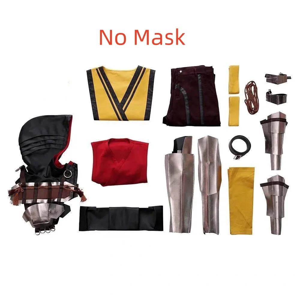 Mortal Kombat 11 Scorpion Cosplay Costume For Men - Authentic Game Outfit-Astricos