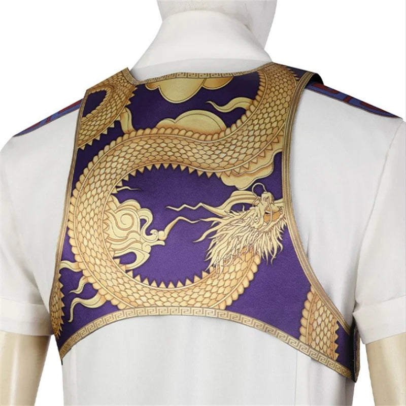 Liu Kang Chinese Style Battle Suit Cosplay Costume | Mortal Kombat Halloween Outfit-Astricos