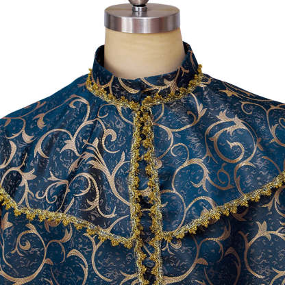 Medieval Renaissance Noble Cloak for Prince & Nobles - Unisex Luxurious Vintage Cape | Astricos-Astricos
