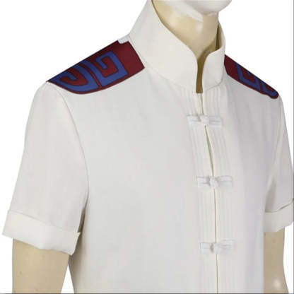 Liu Kang Chinese Style Battle Suit Cosplay Costume | Mortal Kombat Halloween Outfit-Astricos