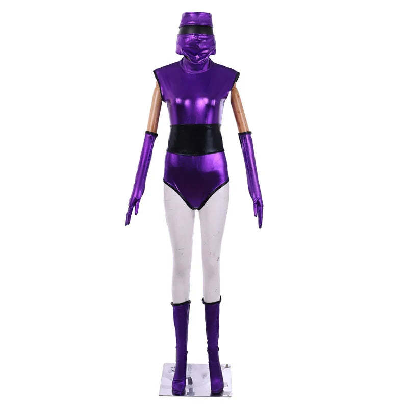 Mileena Sexy Purple Combat Suit Cosplay Costume for Women | Halloween & Cosplay Outfits-Astricos