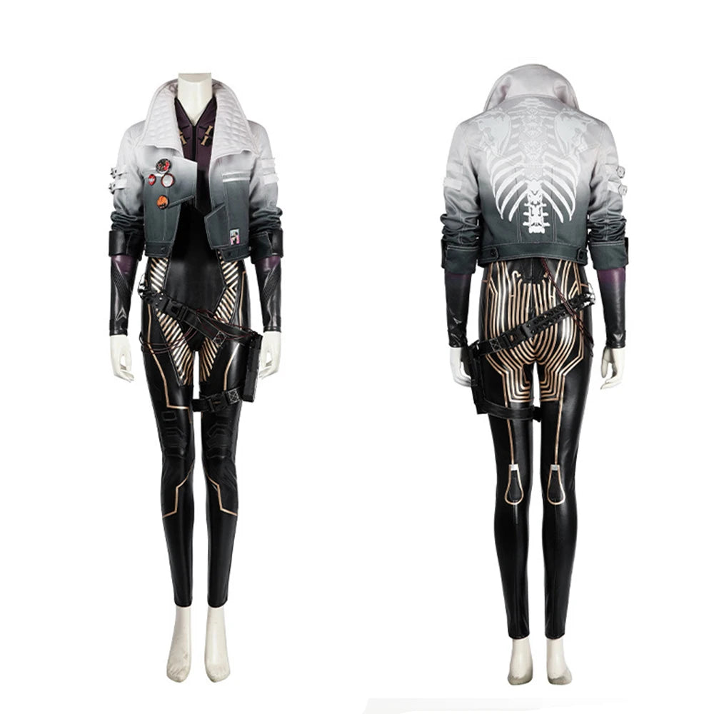 Song So Mi Cosplay Costume - Punk Retro Battle Jumpsuit for Women | Astricos-Astricos