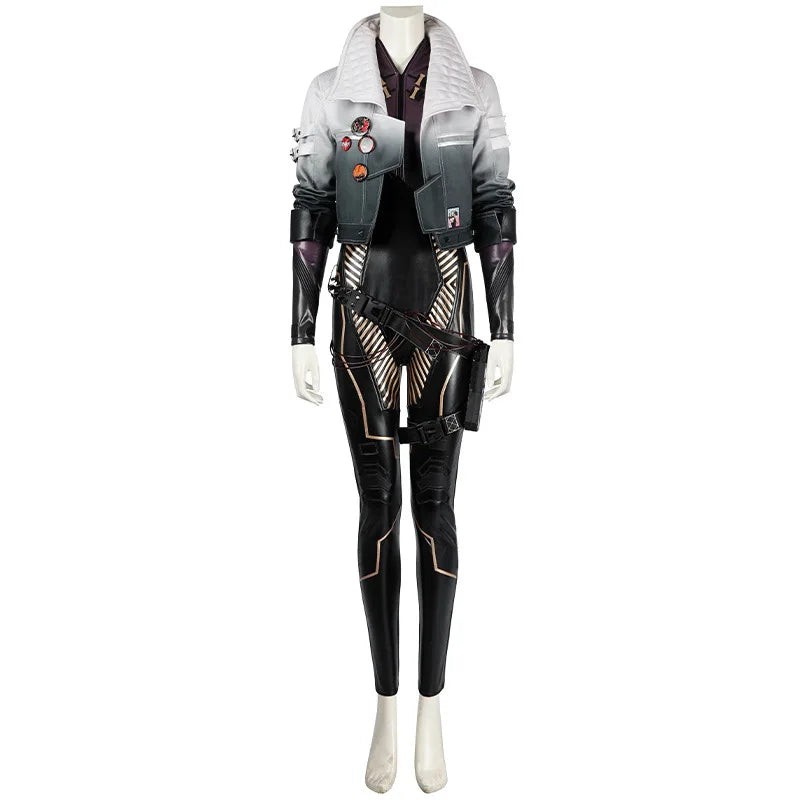 Song So Mi Cosplay Costume - Punk Retro Battle Jumpsuit for Women | Astricos-Astricos