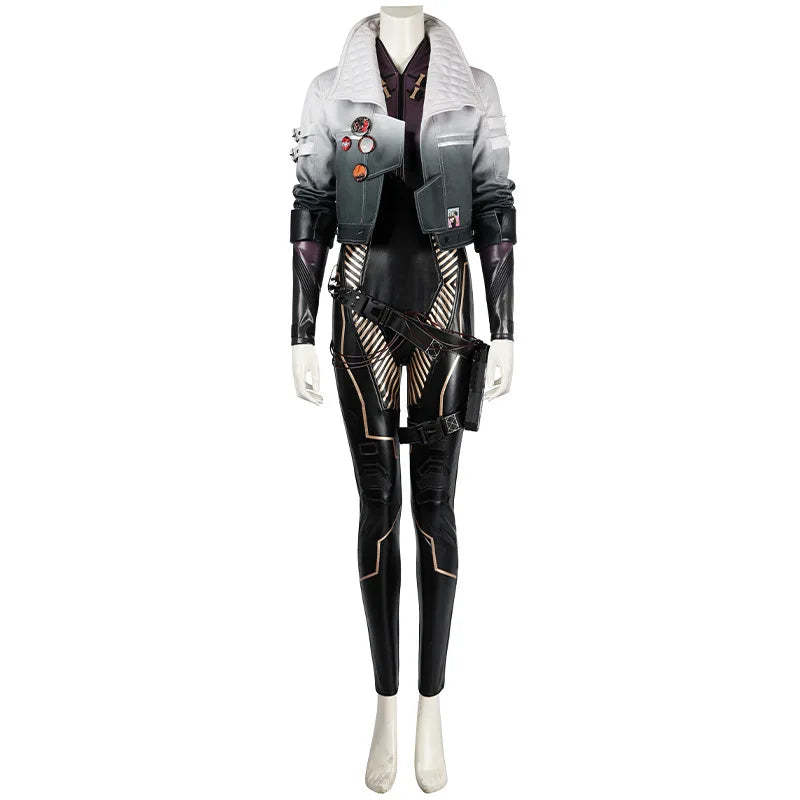 Song So Mi Cosplay Costume - Punk Retro Battle Jumpsuit for Women | Astricos-Astricos