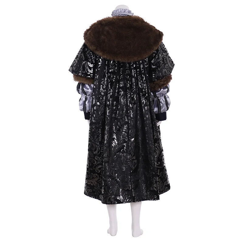 King Henry VIII Tudor Costume - Authentic Medieval Men’s Outfit for Cosplay & Halloween-Astricos