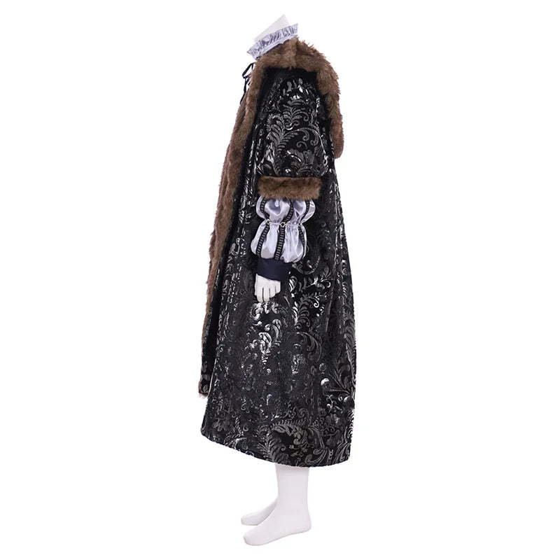 King Henry VIII Tudor Costume - Authentic Medieval Men’s Outfit for Cosplay & Halloween-Astricos