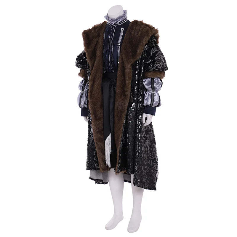 King Henry VIII Tudor Costume - Authentic Medieval Men’s Outfit for Cosplay & Halloween-Astricos