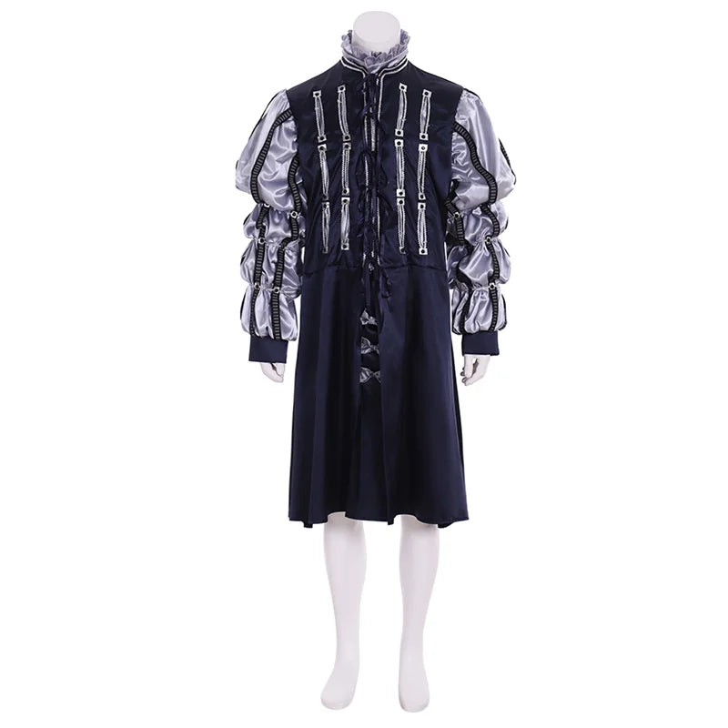 King Henry VIII Tudor Costume - Authentic Medieval Men’s Outfit for Cosplay & Halloween-Astricos