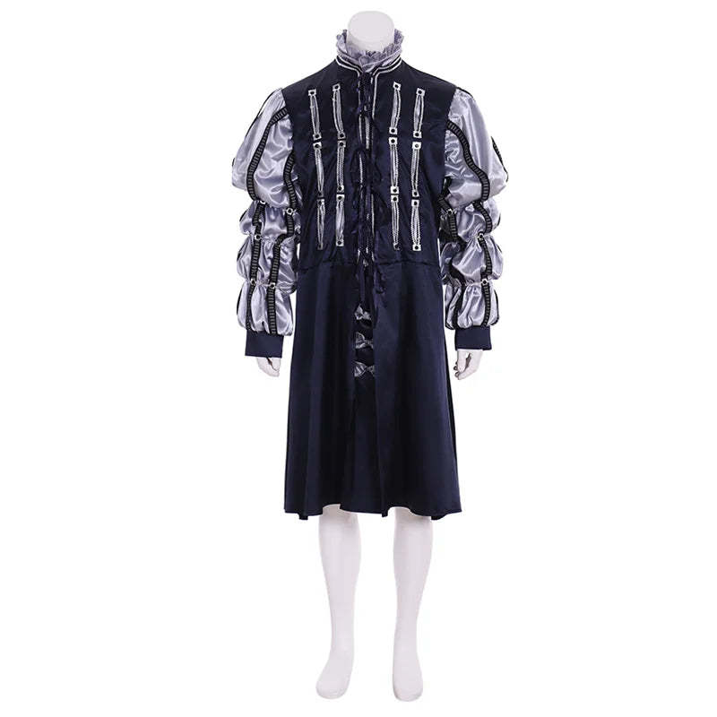 King Henry VIII Tudor Costume - Authentic Medieval Men’s Outfit for Cosplay & Halloween-Astricos