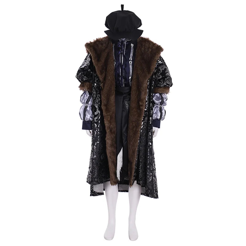 King Henry VIII Tudor Costume - Authentic Medieval Men’s Outfit for Cosplay & Halloween-Astricos