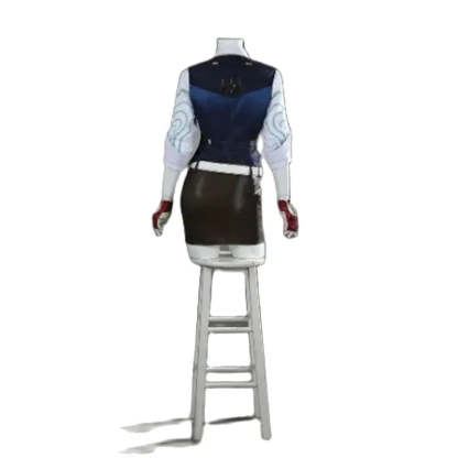 Valorant Chamber Cosplay Costume for Women - Sexy Top & Skirts Halloween Carnival Suit-Astricos