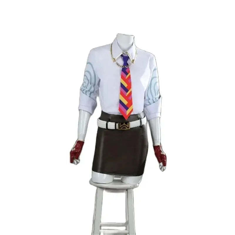 Valorant Chamber Cosplay Costume for Women - Sexy Top & Skirts Halloween Carnival Suit-Astricos