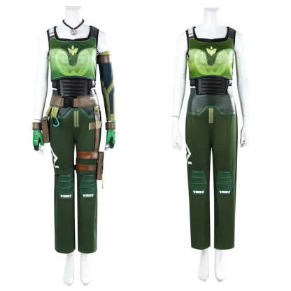 Valorant Skye Cosplay Costume - Women's Battle Suit with Accessories for Halloween & Carnival | Astricos-Astricos