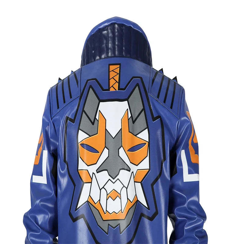 Valorant Yoru Cosplay Costume - Men's Blue Uniform Halloween Carnival Outfit Full Set-Astricos