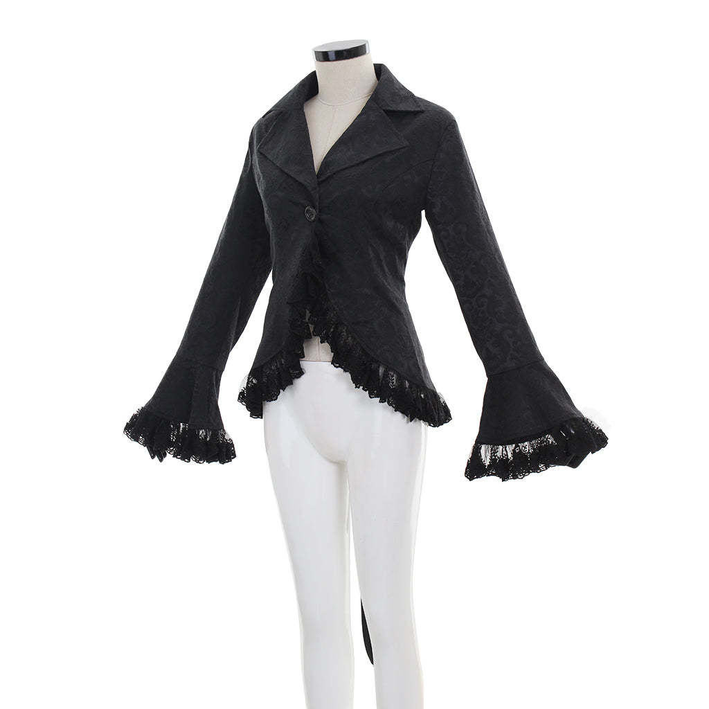 Victorian Renaissance Retro Lace Jacket for Women - Steampunk Medieval Noble Princess Coat-Astricos