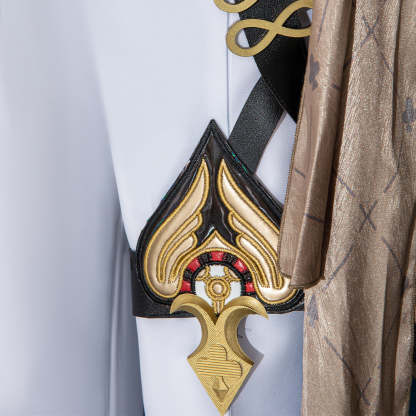 Honkai Star Rail Aventurine Cosplay Costume Wig & Earrings Set | Authentic Game Cosplay Accessories-Astricos